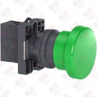 XA2EC31 КНОПКА,ГРИБ.40ММ,ЗЕЛЕНАЯ,1НO