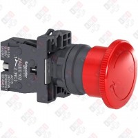 XA2ES542 КН.АВ.ОСТ.,ВОЗВ.ПОВОР.,40ММ,КРАС.,1НЗ XA2ES542 КН.АВ.ОСТ.,ВОЗВ.ПОВОР.,40ММ,КРАС.,1НЗ