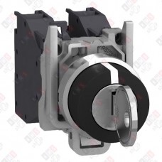 XB4BG03 ПЕРЕКЛЮЧАТЕЛЬ 3 ПОЗИЦИИ С КЛЮЧЕМ XB4BG03
