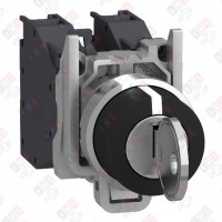 XB4BG33 ПЕРЕКЛЮЧАТЕЛЬ 3 ПОЗИЦИИ С КЛЮЧЕМ XB4BG33