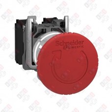 XB4BS8445EX КНОПКА АВАРИЙНОГО ОСТАНОВА, ТРИГГ. ДЕЙ-Я, АТЕХ, ВОЗВРАТ ПОВОРОТОМ