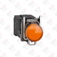 XB4BV5B5 СИГНАЛЬНАЯ ЛАМПА, ОРАНЖ., ВСТР. СВЕТОДИОД, 400 В