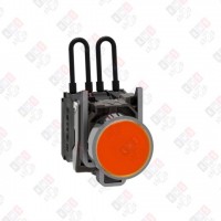 XB4BW25B5 КН.С ПОДС.,С ЛАМПОЙ ТЕСТ, 24В, ОРАНЖ.МЕТ