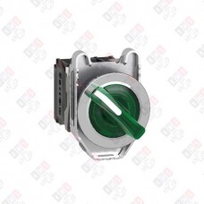 XB4FK123G5 ПЕР-ЛЬ 22ММ 2 ПОЗИЦИИ, 120В ЗЕЛ. С ПОДСВЕТКОЙ, ЗАПОДЛИЦО, 1НО, 1 НЗ, МЕТАЛЛ