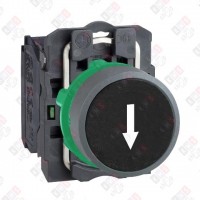 XB5AA3351C0 КНОПКА 22ММ ЧЕРН. С ВОЗВРАТОМ, МОНТАЖ ЗАПОДЛИЦО, 1НО, ПЛАСТИК, МАР-КА"СТРЕЛКА"C0