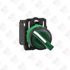 XB5AK123M5 ПЕРЕКЛЮЧАТЕЛЬ 22ММ 230-240В ЗЕЛ. С ПОДС.