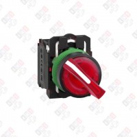 XB5AK124B5 ПЕРЕКЛЮЧАТЕЛЬ 22ММ 24В КР. С ПОДСВЕТКОЙ