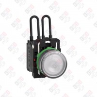 XB5AW21B5 КН.С ПОДС.,С ЛАМПОЙ ТЕСТ, 24В, БЕЛ, ПЛ.