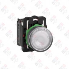 XB5AW31M5 КНОПКА 22ММ 230-240В БЕЛАЯ С ПОДСВЕТКОЙ