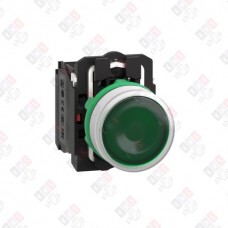 XB5AW33M5C1 КНОПКА 22ММ 230-240В ЗЕЛ. С ПОДСВЕТКОЙ, ЗАПОДЛИЦО, ПЛАСТИК C1