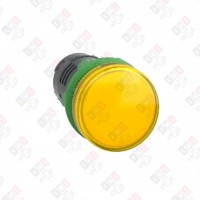 XB5EVB8 СИГН. ЛАМПА, МОНОЛИТ. КОРПУС, ЖЕЛТ., 24В
