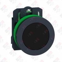 XB5FA21 КНОПКА 22ММ ЧЕРНАЯ С ВОЗВРАТОМ, МОНТАЖ ЗАПОДЛИЦО, 1НО, ПЛАСТИК