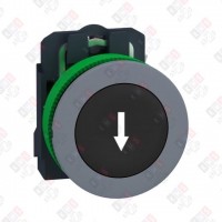 XB5FA3351C0 КНОПКА 22ММ ЧЕРН. С ВОЗВРАТОМ, МОНТАЖ ЗАПОД, 1НО, ПЛАСТИК, МАР-КА "СТРЕЛКА" C0