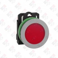 XB5FVM4C0 СИГН. ЛАМПА 22ММ 230-240В КРАСНАЯ, ЗАПОДЛИЦО, ПЛАСТИК C0