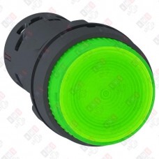 XB7NW3361 КНОПКА 22ММ ДО250В ЗЕЛЕНАЯ С ПОДСВ. XB7NW3361