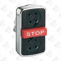 ZB4BA791 ГОЛОВКА КНОПКИ ТРОЙНАЯ БЕЗ ВСТАВОК ZB4BA791