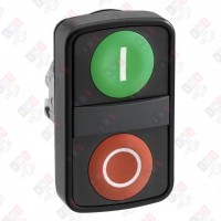 ZB4BL73417 ГОЛОВКА КНОПКИ ДВОЙНАЯ С МАРКИРОВКОЙ ЧЕР ZB4BL73417