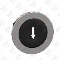 ZB4FA335 ГОЛОВКА ДЛЯ КНОПКИ 22ММ С ВОЗВРАТОМ, ЧЕРН, ЗАПОДЛИЦО, МЕТАЛЛ, МАРКИРОВКА СТРЕЛКА
