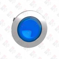 ZB4FH063 ГОЛОВКА КНОПКИ 22ММ СИНЯЯ, С ЗАДЕРЖКОЙ, ПОДСВЕТКОЙ, ЗАПОДЛИЦО, ПЛАСТИК