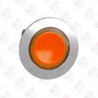 ZB4FV053 ГОЛОВКА СИГНАЛЬНОЙ ЛАМПЫ 22ММ ОРАНЖЕВАЯ, С ПОДСВЕТКОЙ, ЗАПОДЛИЦО, МЕТАЛЛ