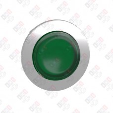 ZB4FW133 ГОЛОВКА КНОПКИ 22ММ ЗЕЛЕНАЯ, С ЗАДЕРЖКОЙ, ПОДСВ, ВЫСТУПАЮЩАЯ, ЗАПОДЛИЦО, МЕТАЛЛ