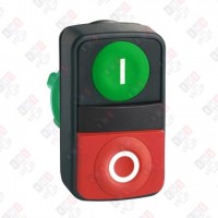 ZB5AL7340 ГОЛОВКА КНОПКИ ДВОЙНАЯ БЕЗ МАРКИРОВКИ ZB5AL7340