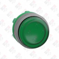 ZB5AW133C0 ГОЛОВКА КНОПКИ 22ММ ЗЕЛЕНАЯ, С ЗАДЕРЖКОЙ, ПОДСВ, ВЫСТУПАЮЩАЯ, ЗАПОД, ПЛАСТИК C0