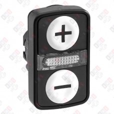 ZB5AW7A1715 ГОЛОВКА КНОПКИ ДВОЙНАЯ С МАРКИРОВК + LED ZB5AW7A1715