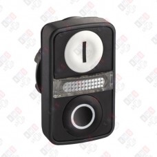 ZB5AW7A1721 ГОЛОВКА КНОПКИ ДВОЙНАЯ С МАРКИРОВК + LED ZB5AW7A1721