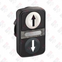 ZB5AW7A1724 ГОЛОВКА КНОПКИ ДВОЙНАЯ С МАРКИРОВК + LED ZB5AW7A1724