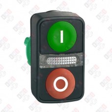 ZB5AW7A3741 ГОЛОВКА КНОПКИ ДВОЙНАЯ С МАРКИРОВК + LED ZB5AW7A3741