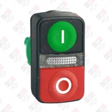 ZB5AW7L3741 ГОЛОВКА КНОПКИ ДВОЙНАЯ С МАРКИРОВК + LED ZB5AW7L3741