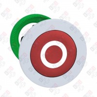 ZB5FA432C1 ГОЛОВКА ДЛЯ КНОПКИ 22ММ С ВОЗВРАТОМ, КРАСН, ЗАПОД, ПЛАСТИК, МАРКИРОВКА "О" C1