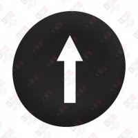 ZBAF335 КОЛПАЧОК ТОЛКАТЕЛЯ ДЛЯ КНОПКИ 22ММ ЧЕРНЫЙ, ЗАПОДЛИЦО, ПЛАСТИК