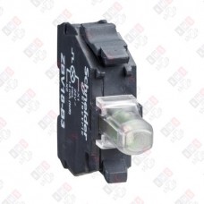 ZBV18M4 КОНТАКТ. БЛОК СО СВЕТОД., КРАСНЫЙ, 230В