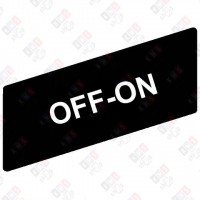 ZBY02367 МАРКИРОВКА OFF-ON ZBY02367
