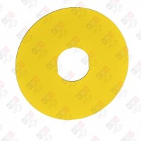 ZBY8140 ЖЕЛТАЯ КРУГЛАЯ МАРКИРОВКА БЕЗ ТЕКСТА