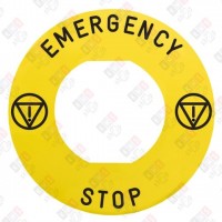 ZBY9330M Аксессуар маркировка для кнопки аварийного останова ZBY9330M ZBY9330M Аксессуар маркировка для кнопки аварийного останова ZBY9330M