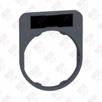 ZBYF2101 ДЕРЖАТЕЛЬ МАРКИРОВКИ ЧЕРНЫЙ/КРАСНЫЙ 30х40 ММ, ЗАПОДЛИЦО, ПЛАСТИК