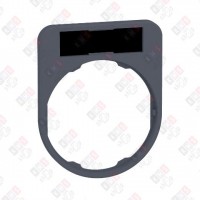 ZBYF2101C0 ДЕРЖАТЕЛЬ МАРКИРОВКИ ЧЕРНЫЙ/КРАСНЫЙ 30х40 ММ, ЗАПОДЛИЦО, ПЛАСТИК C0