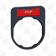 ZBYF2304 ДЕРЖАТЕЛЬ МАРКИРОВКИ ЗАПОДЛИЦО "STOP"