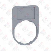 ZBYF6101C0 ДЕРЖАТЕЛЬ МАРКИРОВКИ ЧЕРНЫЙ/КРАСНЫЙ 30х50 ММ, ЗАПОДЛИЦО, ПЛАСТИК C0