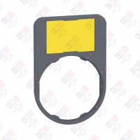 ZBYF6102C0 ДЕРЖАТЕЛЬ МАРКИРОВКИ БЕЛЫЙ/ЖЕЛТЫЙ 30х50 ММ, ЗАПОДЛИЦО, ПЛАСТИК C0
