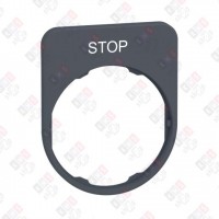 ZBYFP2304C0 ДЕРЖАТЕЛЬ МАРК ЗАПОДЛИЦО "STOP" ГРАВ, C0