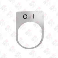 ZBYM2178 ДЕРЖАТЕЛЬ МАРКИРОВКИ ЗАПОДЛИЦО "О-I" МЕТАЛЛ