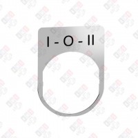 ZBYM2186 ДЕРЖАТЕЛЬ МАРКИРОВКИ ЗАПОДЛИЦО "О-I-II" МЕТАЛЛ